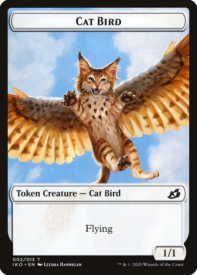 Cat Bird Token [Ikoria: Lair of Behemoths Tokens] | Gauntlet Hobbies - Angola