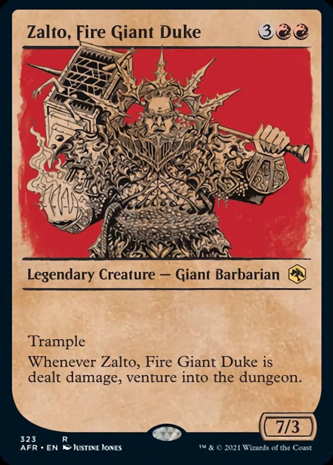 Zalto, Fire Giant Duke (Showcase) [Dungeons & Dragons: Adventures in the Forgotten Realms] | Gauntlet Hobbies - Angola