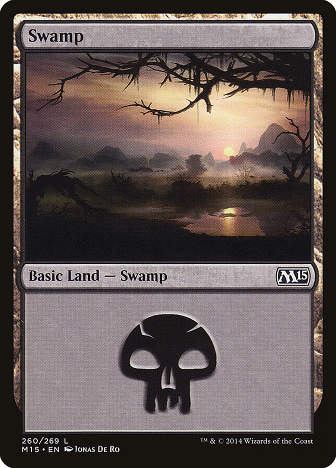 Swamp (260) [Magic 2015] | Gauntlet Hobbies - Angola
