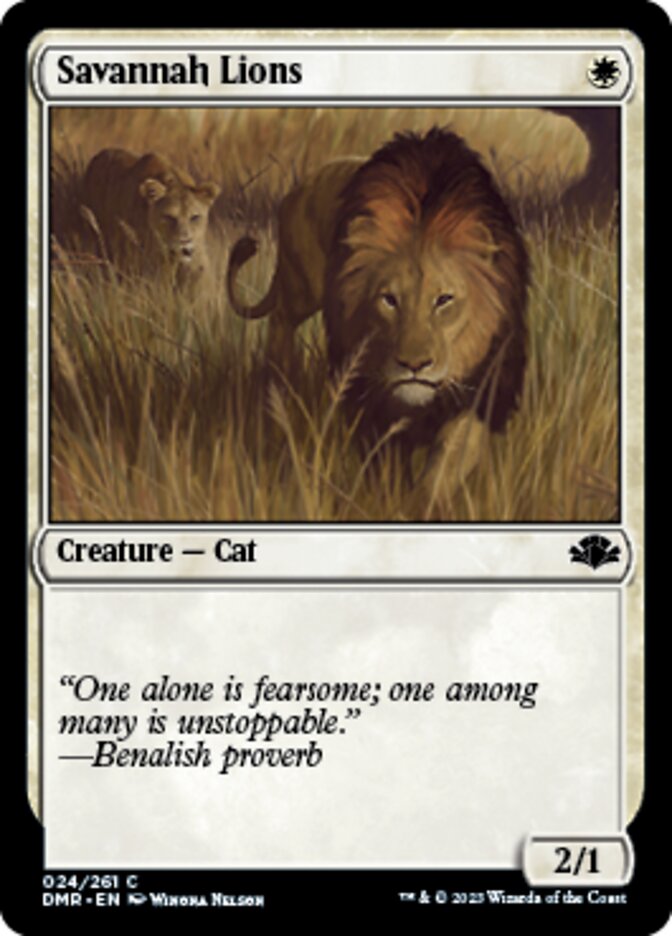 Savannah Lions [Dominaria Remastered] | Gauntlet Hobbies - Angola