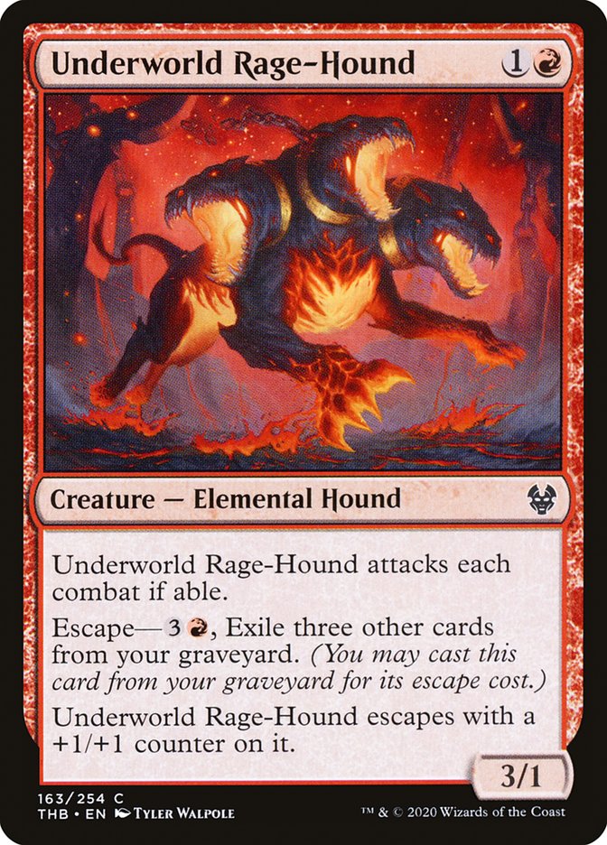 Underworld Rage-Hound [Theros Beyond Death] | Gauntlet Hobbies - Angola