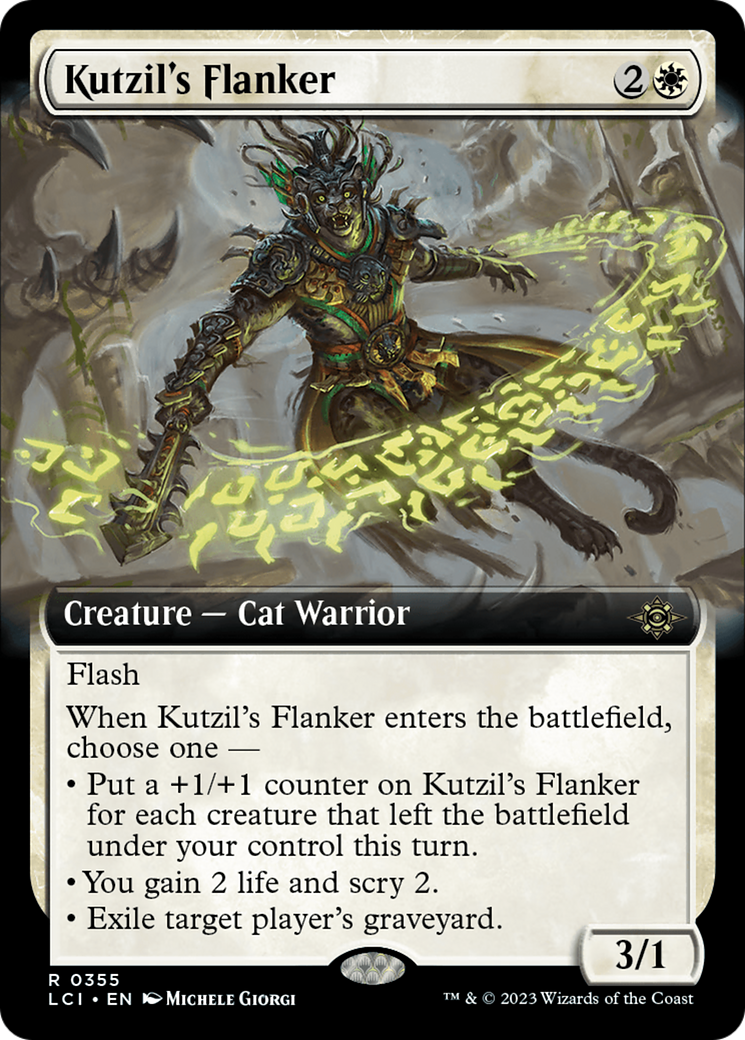 Kutzil's Flanker (Extended Art) [The Lost Caverns of Ixalan] | Gauntlet Hobbies - Angola