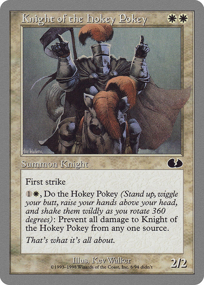 Knight of the Hokey Pokey [Unglued] | Gauntlet Hobbies - Angola
