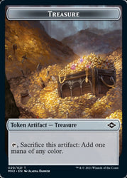 Beast Token // Treasure Token (20) [Modern Horizons 2 Tokens]