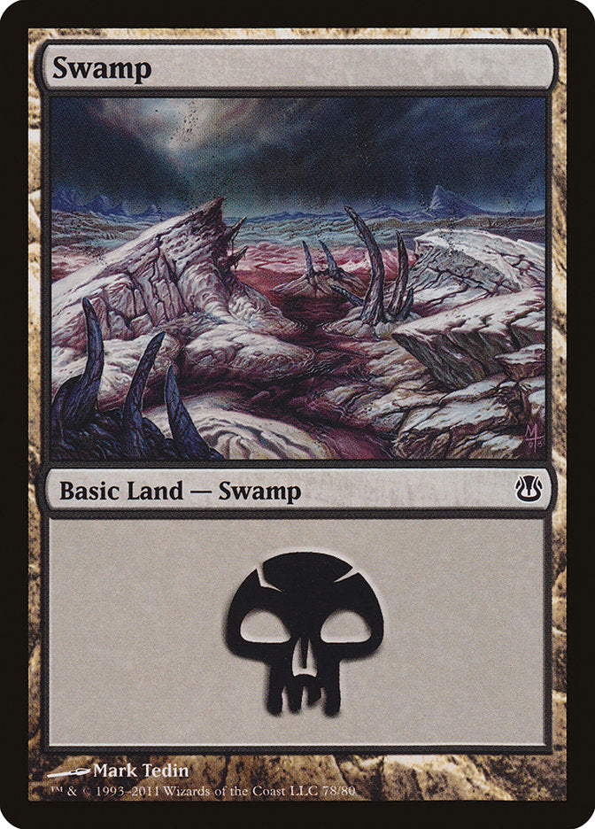 Swamp (78) [Duel Decks: Ajani vs. Nicol Bolas] | Gauntlet Hobbies - Angola