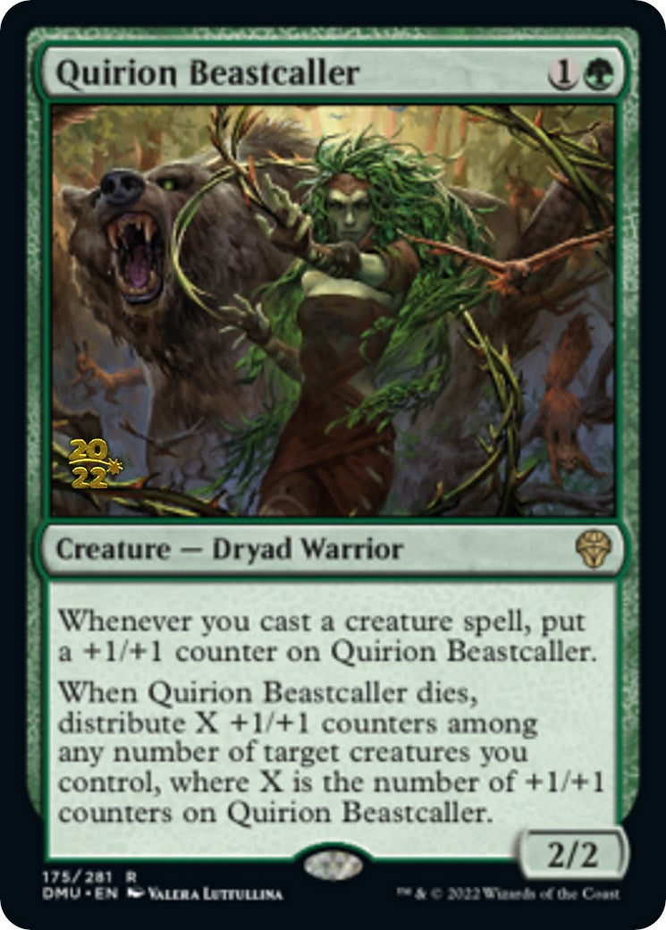 Quirion Beastcaller [Dominaria United Prerelease Promos] | Gauntlet Hobbies - Angola