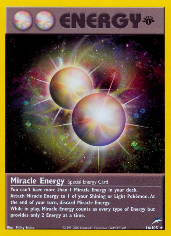 Miracle Energy (16/105) [Neo Destiny 1st Edition] | Gauntlet Hobbies - Angola