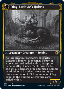 Ludevic, Necrogenius // Olag, Ludevic's Hubris [Innistrad: Double Feature] | Gauntlet Hobbies - Angola