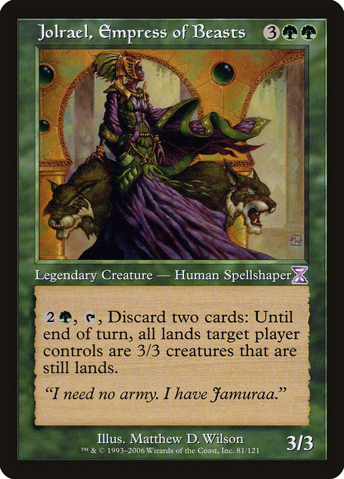 Jolrael, Empress of Beasts [Time Spiral Timeshifted] | Gauntlet Hobbies - Angola