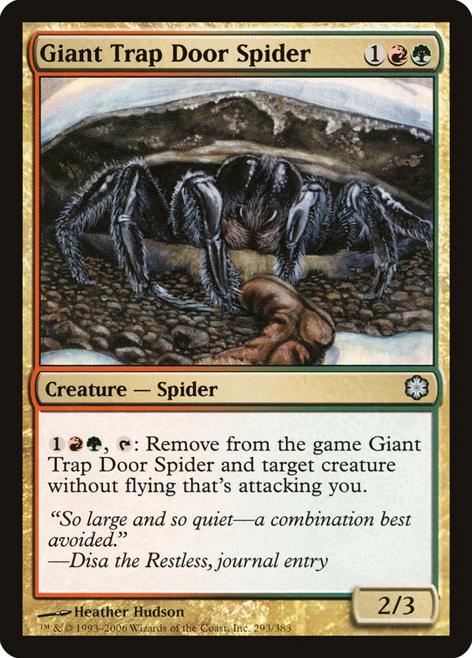 Giant Trap Door Spider [Coldsnap Theme Decks] | Gauntlet Hobbies - Angola