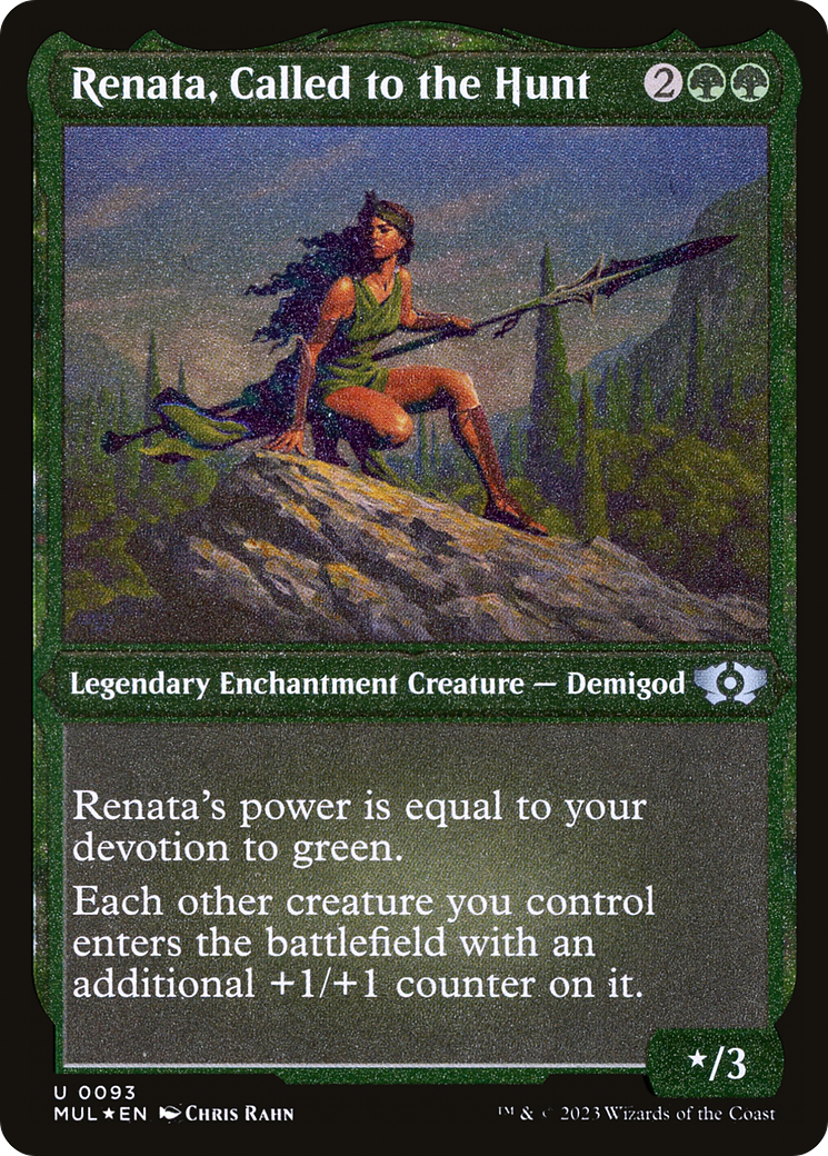 Renata, Called to the Hunt (Foil Etched) [Multiverse Legends] | Gauntlet Hobbies - Angola