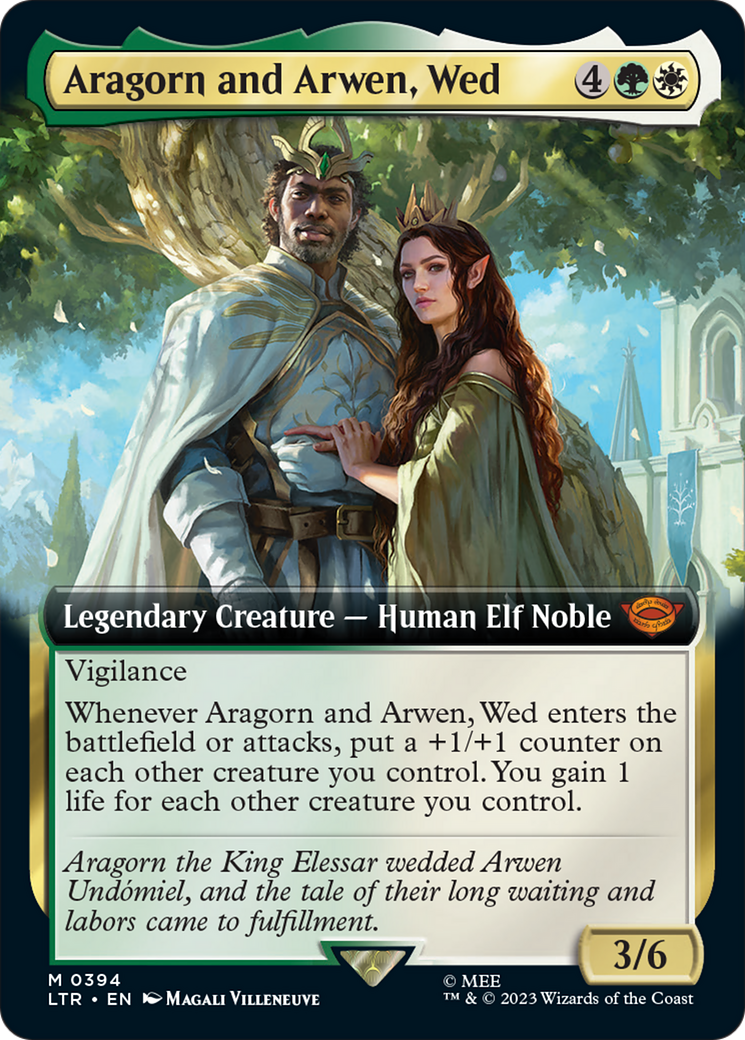 Aragorn and Arwen, Wed (Extended Art) [The Lord of the Rings: Tales of Middle-Earth] | Gauntlet Hobbies - Angola