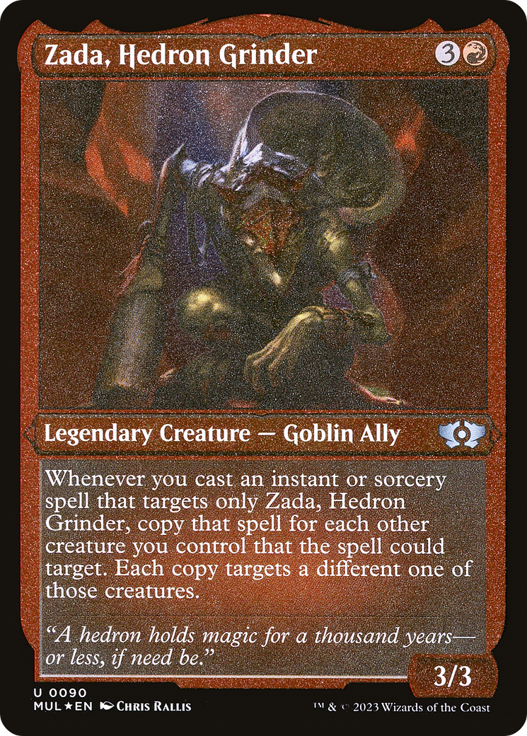 Zada, Hedron Grinder (Foil Etched) [Multiverse Legends] | Gauntlet Hobbies - Angola