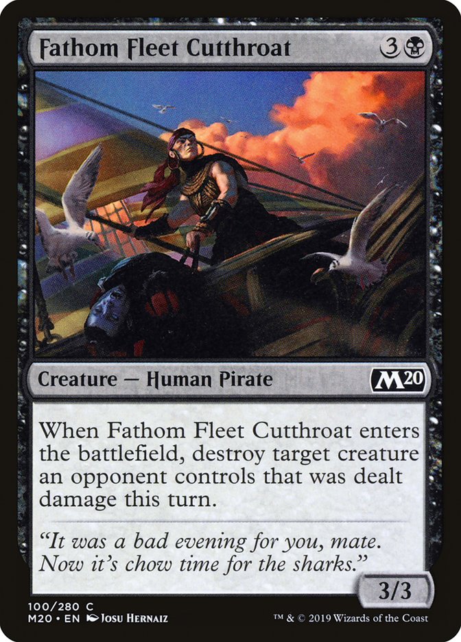 Fathom Fleet Cutthroat [Core Set 2020] | Gauntlet Hobbies - Angola