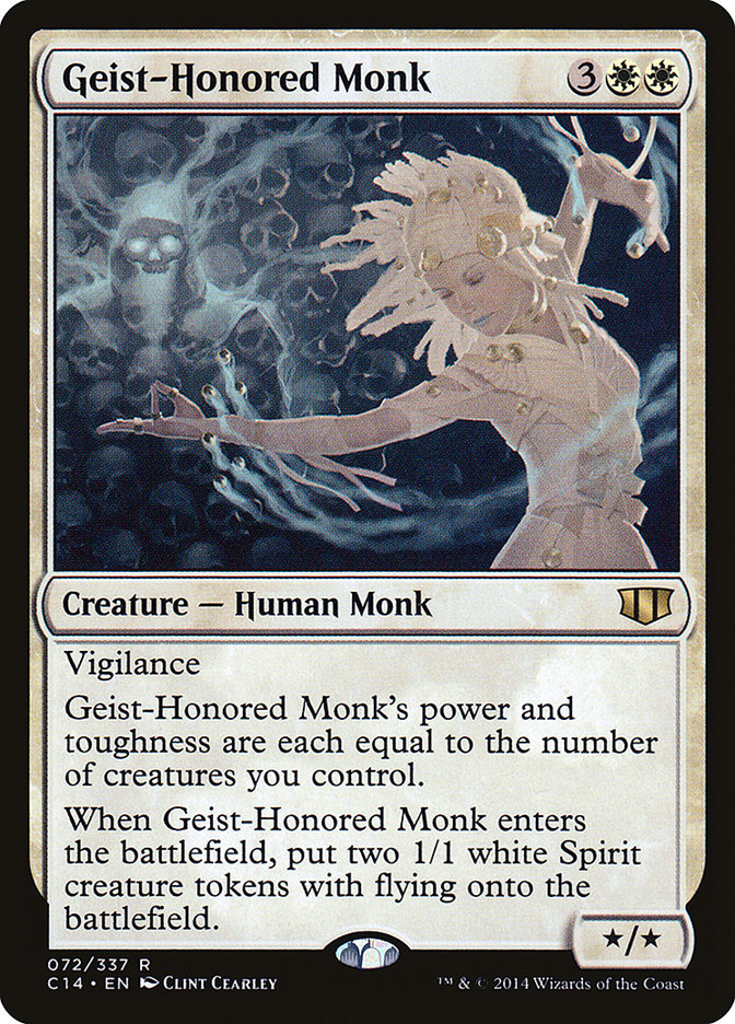 Geist-Honored Monk [Commander 2014] | Gauntlet Hobbies - Angola