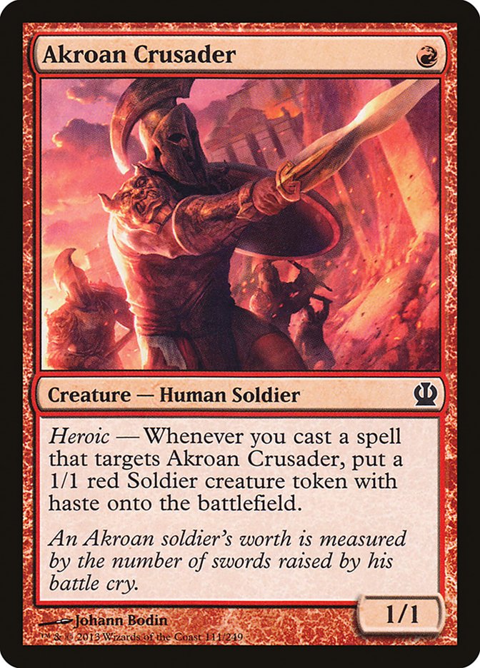 Akroan Crusader [Theros] | Gauntlet Hobbies - Angola