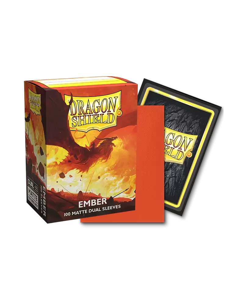 Dragon Shield Matte Dual Sleeve - Ember | Gauntlet Hobbies - Angola