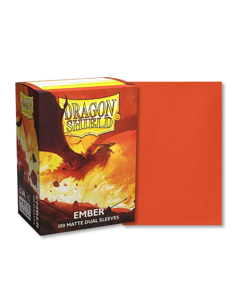 Dragon Shield Matte Dual Sleeve - Ember