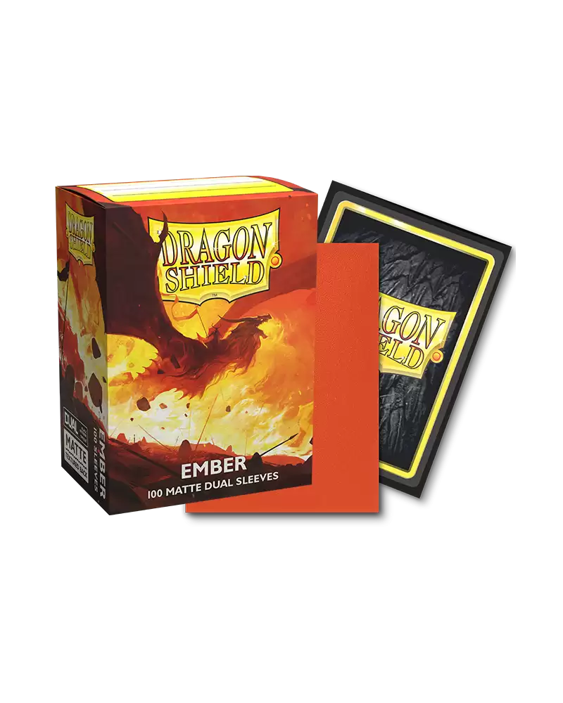 Dragon Shield Matte Dual Sleeve - Ember