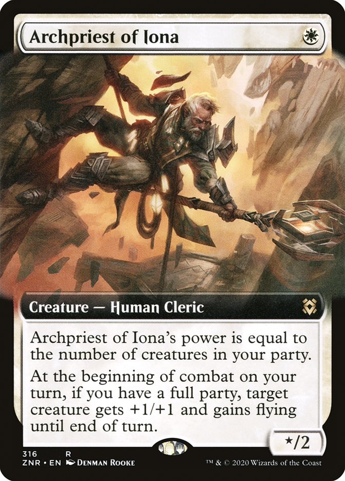 Archpriest of Iona (Extended) [Zendikar Rising]