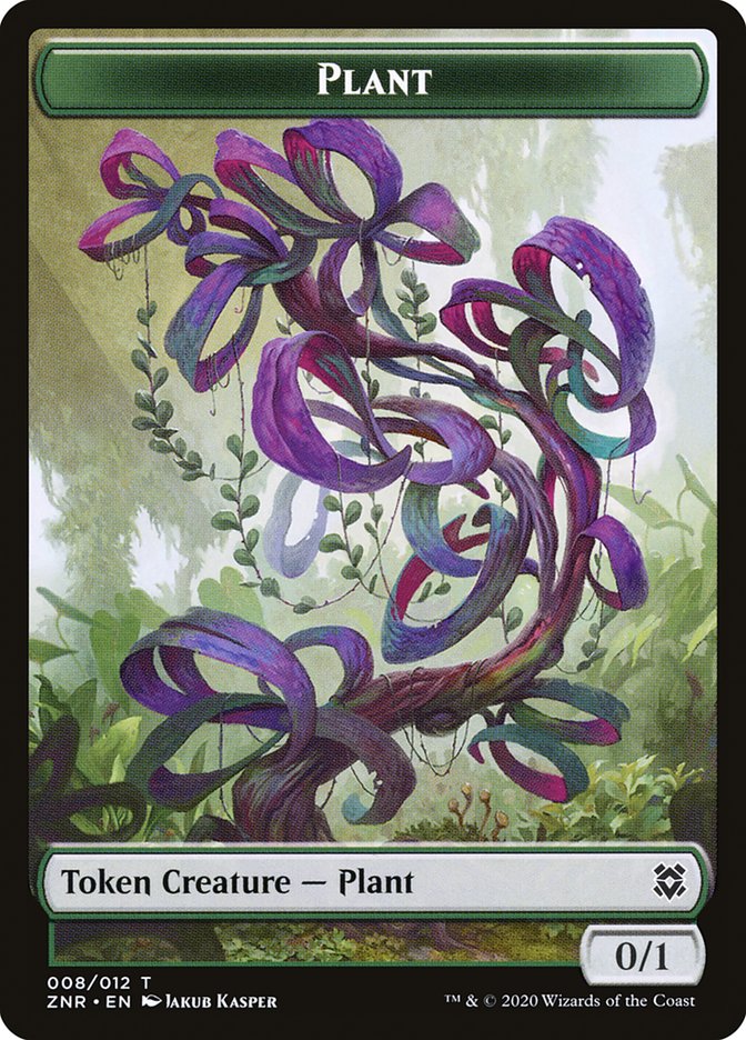 Drake // Plant Double-sided Token [Zendikar Rising Tokens]