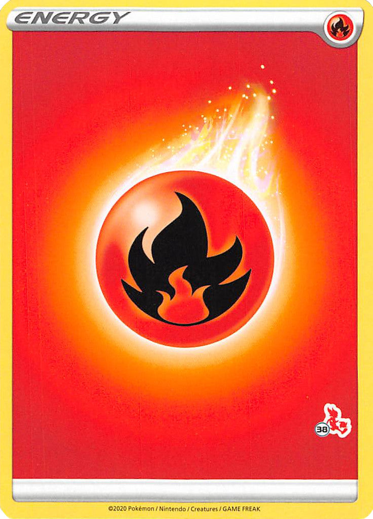 Fire Energy (Cinderace Stamp #38) [Battle Academy 2022] | Gauntlet Hobbies - Angola