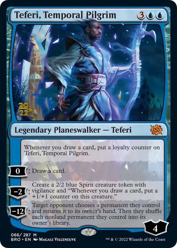 Teferi, Temporal Pilgrim [The Brothers' War: Prerelease Promos] | Gauntlet Hobbies - Angola