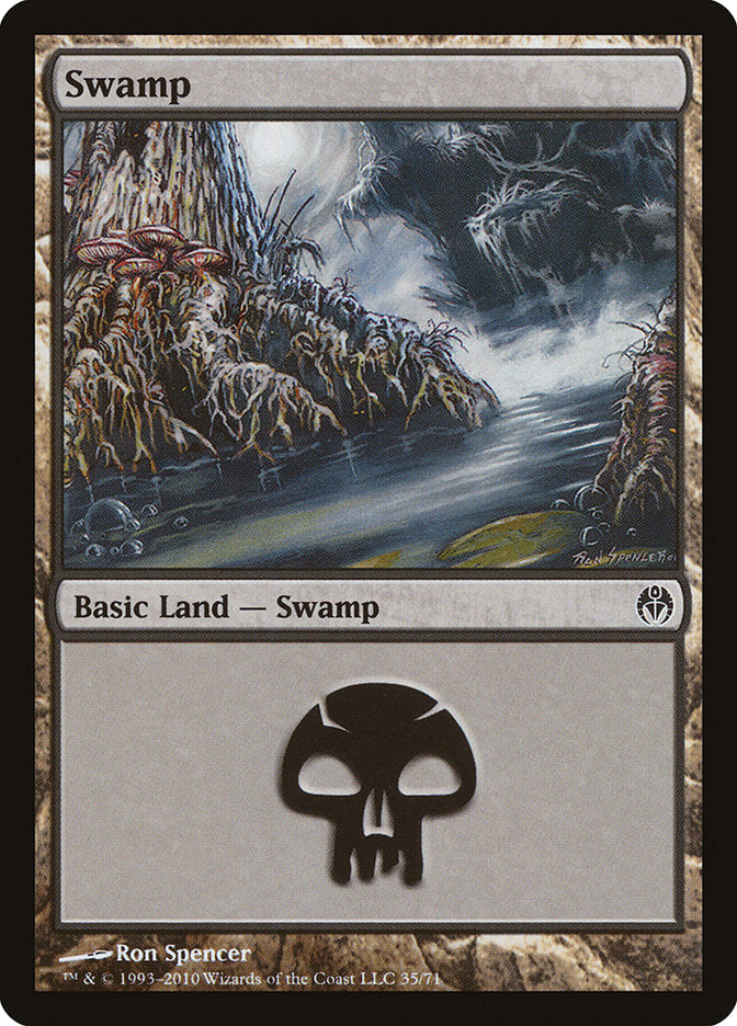 Swamp (35) [Duel Decks: Phyrexia vs. the Coalition] | Gauntlet Hobbies - Angola