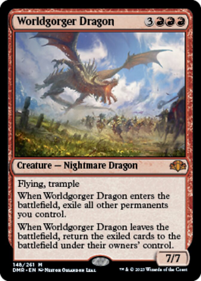 Worldgorger Dragon [Dominaria Remastered] | Gauntlet Hobbies - Angola