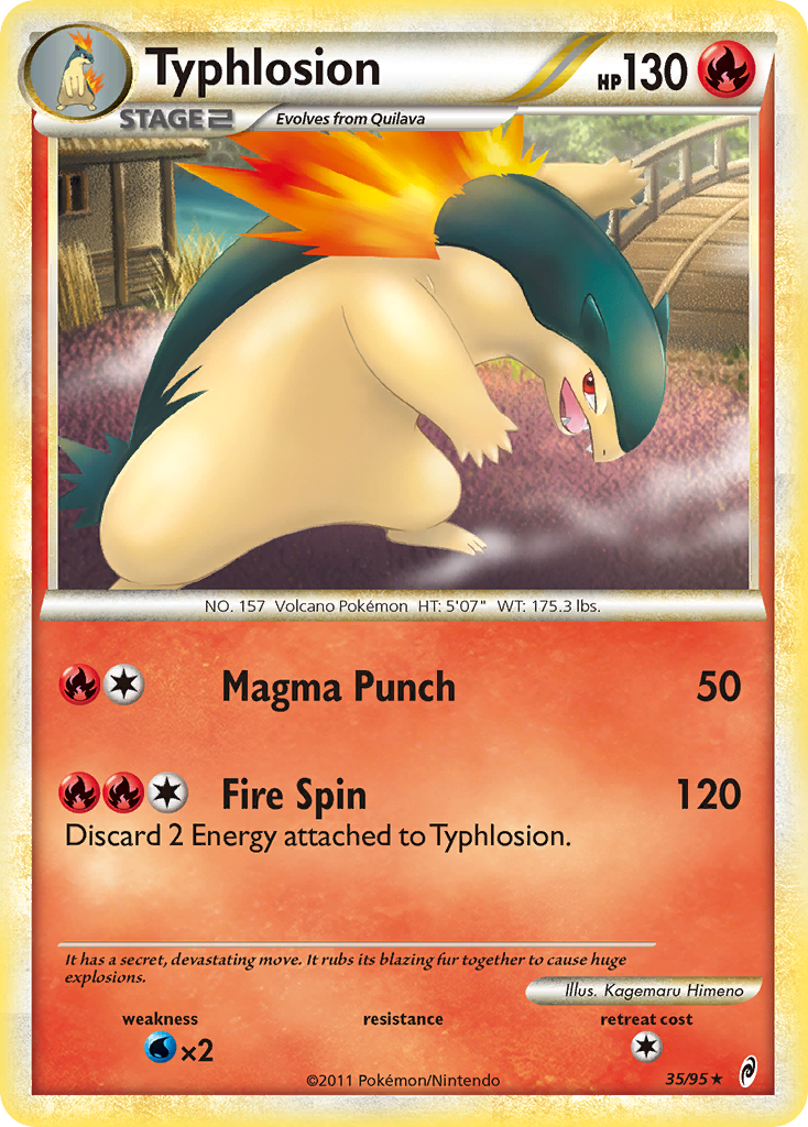 Typhlosion (35/95) [HeartGold & SoulSilver: Call of Legends] | Gauntlet Hobbies - Angola