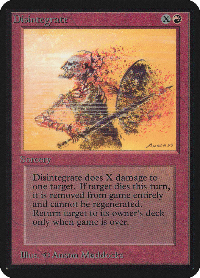 Disintegrate [Limited Edition Alpha]