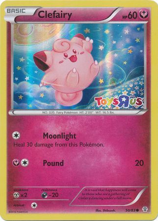 Clefairy (50/83) (Toys R Us Promo) [XY: Generations] | Gauntlet Hobbies - Angola