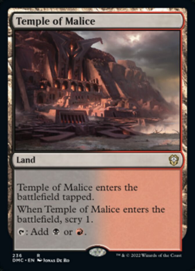 Temple of Malice [Dominaria United Commander] | Gauntlet Hobbies - Angola
