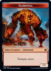Elemental // Satyr Double-sided Token [Theros Beyond Death Tokens] | Gauntlet Hobbies - Angola