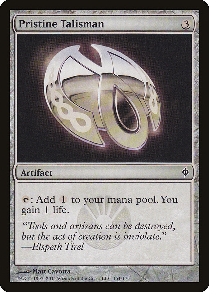 Pristine Talisman [New Phyrexia] | Gauntlet Hobbies - Angola