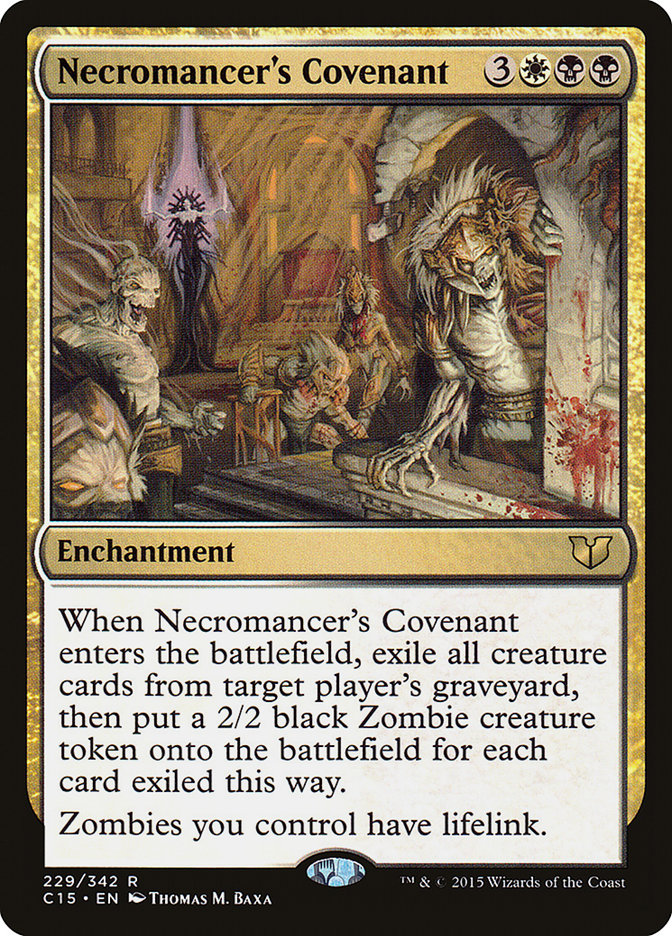 Necromancer's Covenant [Commander 2015] | Gauntlet Hobbies - Angola