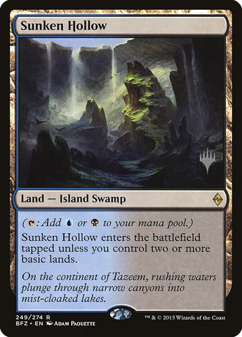 Sunken Hollow [Battle for Zendikar Promos]