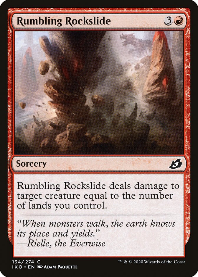 Rumbling Rockslide [Ikoria: Lair of Behemoths] | Gauntlet Hobbies - Angola