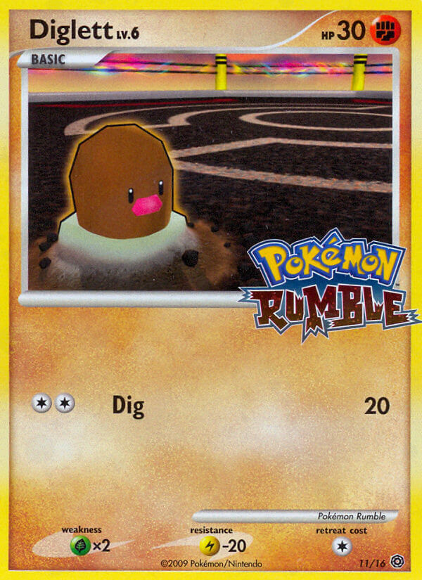 Diglett (11/16) [Pokémon Rumble] | Gauntlet Hobbies - Angola