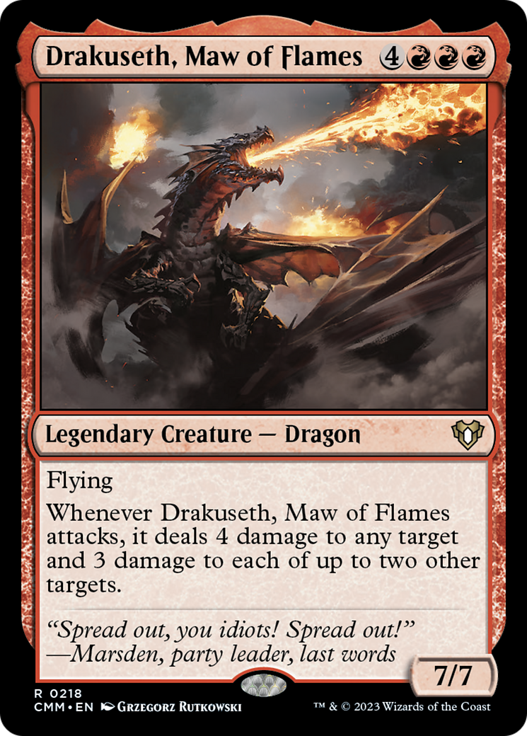 Drakuseth, Maw of Flames [Commander Masters] | Gauntlet Hobbies - Angola