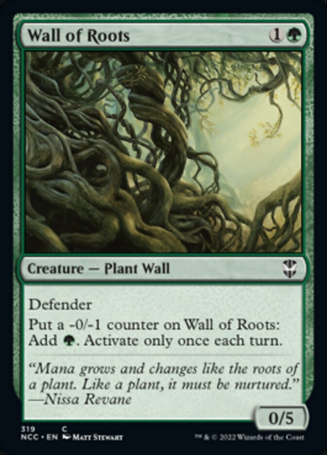 Wall of Roots [Streets of New Capenna Commander] | Gauntlet Hobbies - Angola