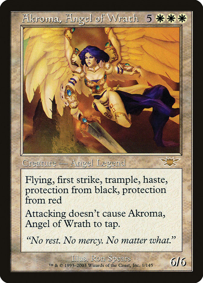 Akroma, Angel of Wrath [Legions] | Gauntlet Hobbies - Angola