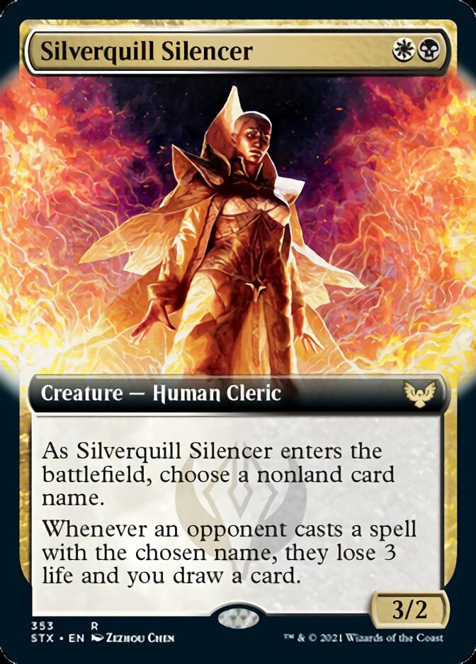 Silverquill Silencer (Extended) [Strixhaven: School of Mages] | Gauntlet Hobbies - Angola