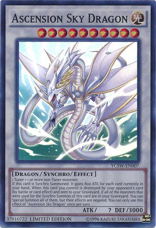 Ascension Sky Dragon [YCSW-EN007] Super Rare | Gauntlet Hobbies - Angola