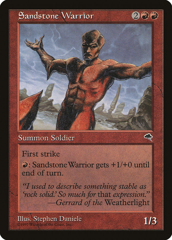 Sandstone Warrior [Tempest] | Gauntlet Hobbies - Angola