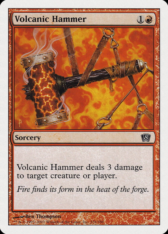 Volcanic Hammer [Eighth Edition] | Gauntlet Hobbies - Angola