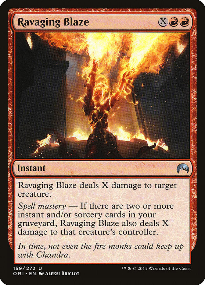 Ravaging Blaze [Magic Origins] | Gauntlet Hobbies - Angola