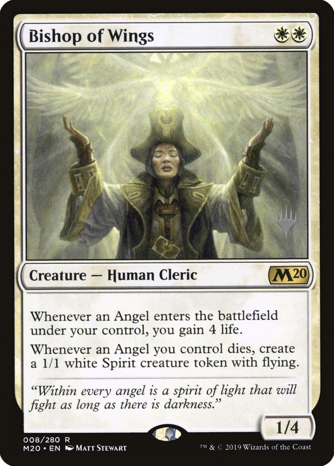 Bishop of Wings (Promo Pack) [Core Set 2020 Promos]