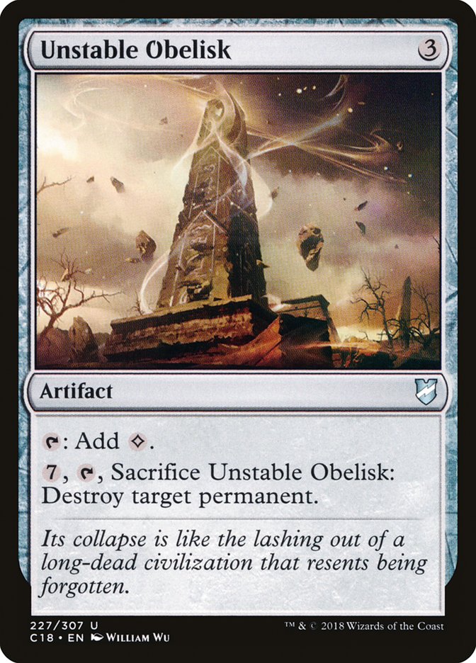 Unstable Obelisk [Commander 2018] | Gauntlet Hobbies - Angola