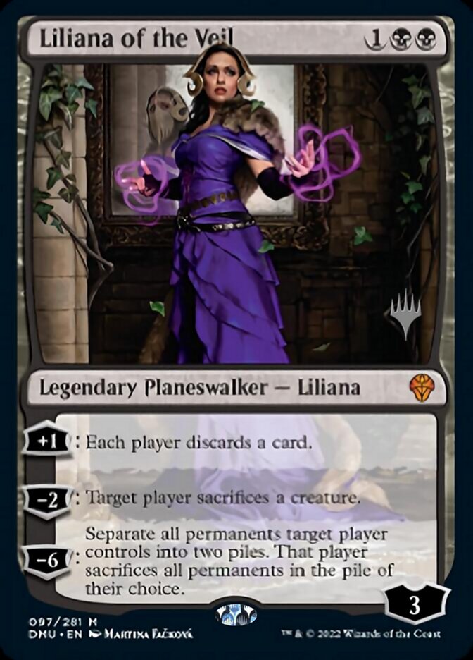 Liliana of the Veil (Promo Pack) [Dominaria United Promos] | Gauntlet Hobbies - Angola